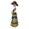 Catrina Rococo De Ceramica 065 – Dia De Muertos - Imagen 2